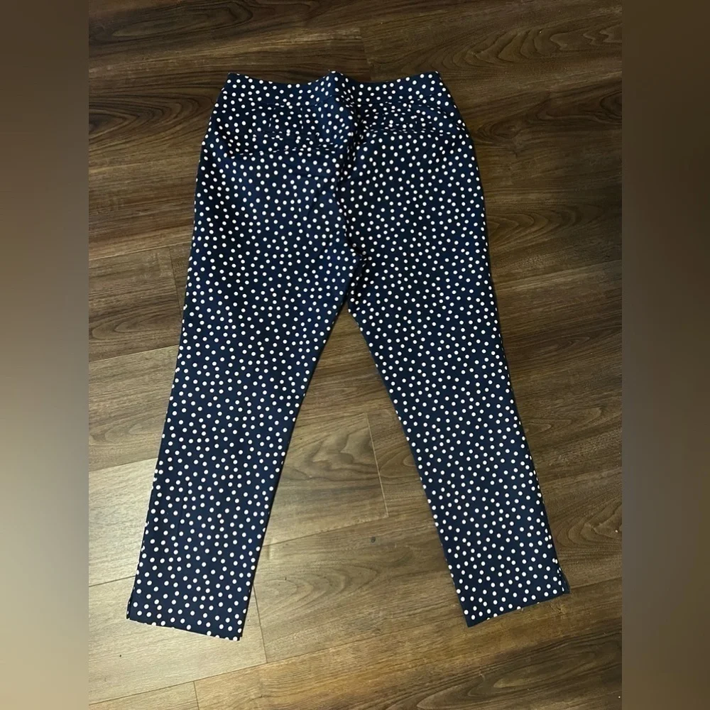 Boden Pants Women's Size 12R Navy Blue Polka Dot
Crop Ankle - Picture 3 of 7